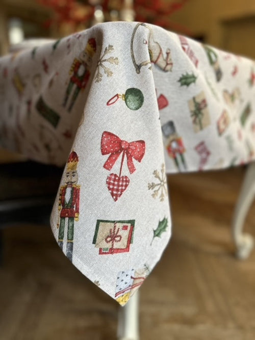 Rektangulär Julduk - Julberättelsen