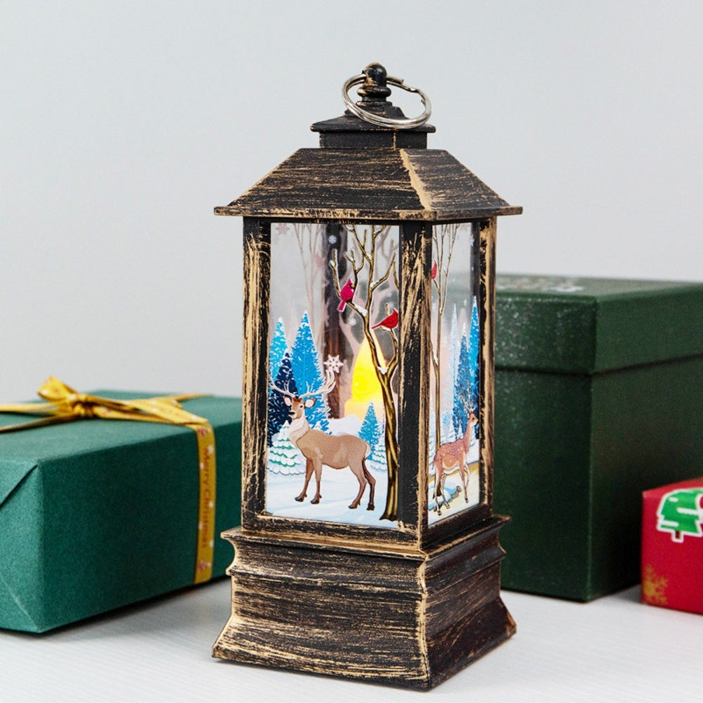 LED Jullyktor - Tomte & Ren