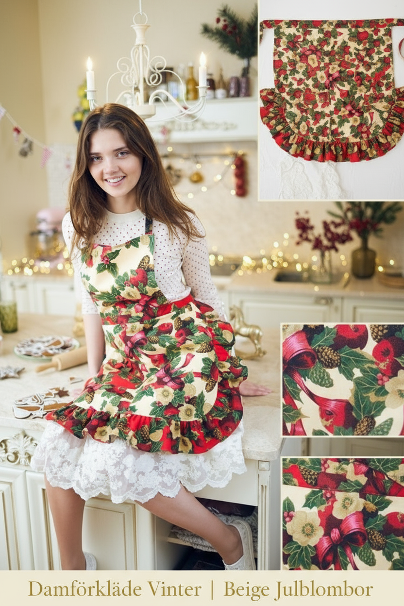 Damförkläde Vinter Banner