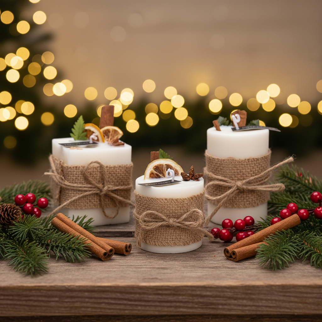 Doftljus med julstämning 1