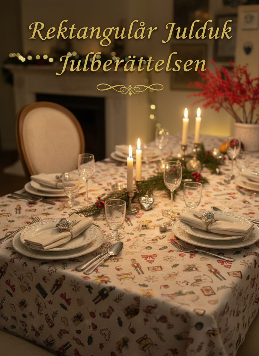Rektangulär Julduk - Julberättelsen Banner